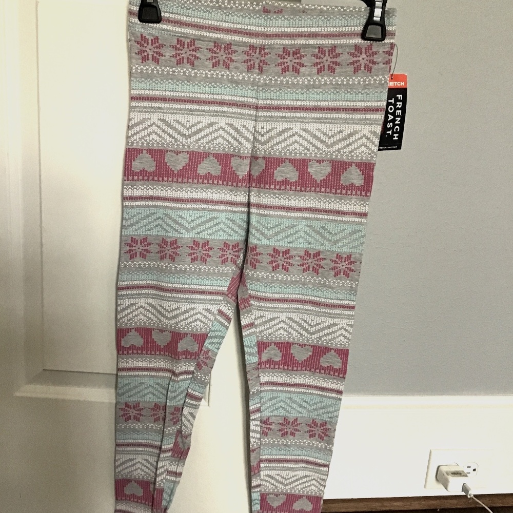 4 pairs of girls leggings size 10Y and 10-12